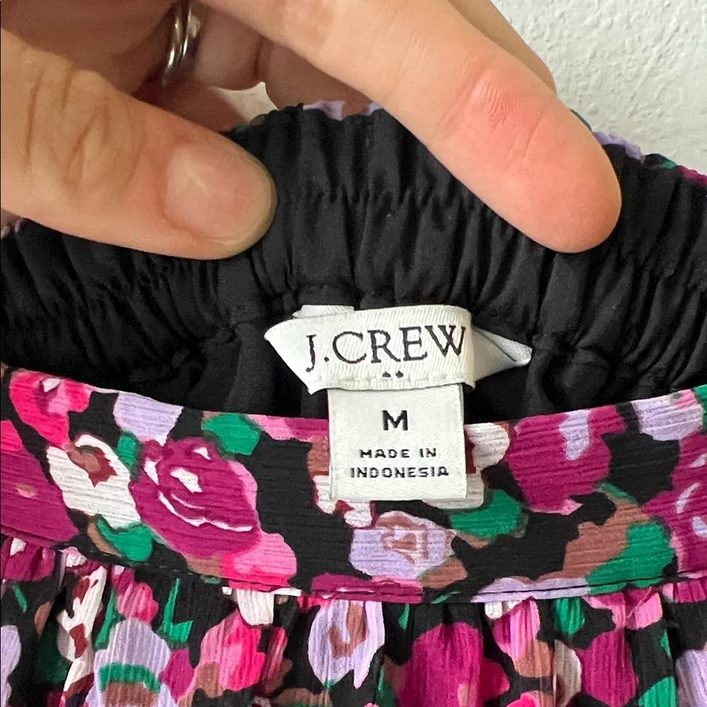 J. Crew Floral A-Line Skirt - Pink and Purple - Picture 2 of 4